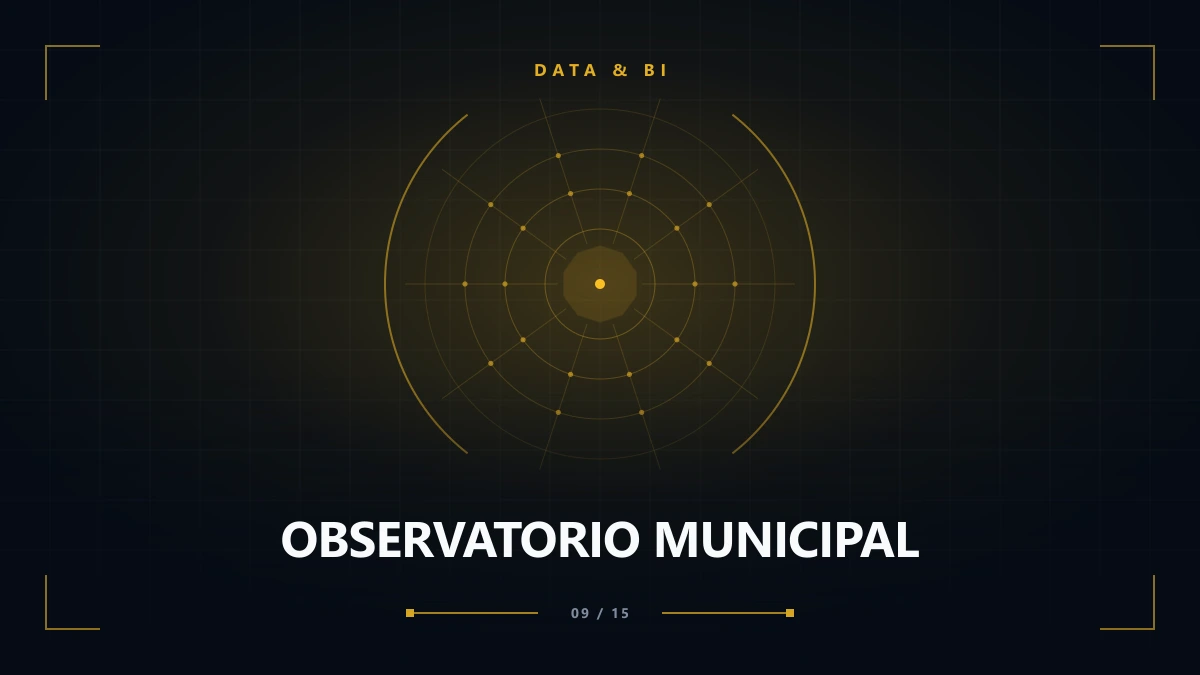 Observatorio Municipal: Plataforma GIS y Analítica de Indicadores Sociales