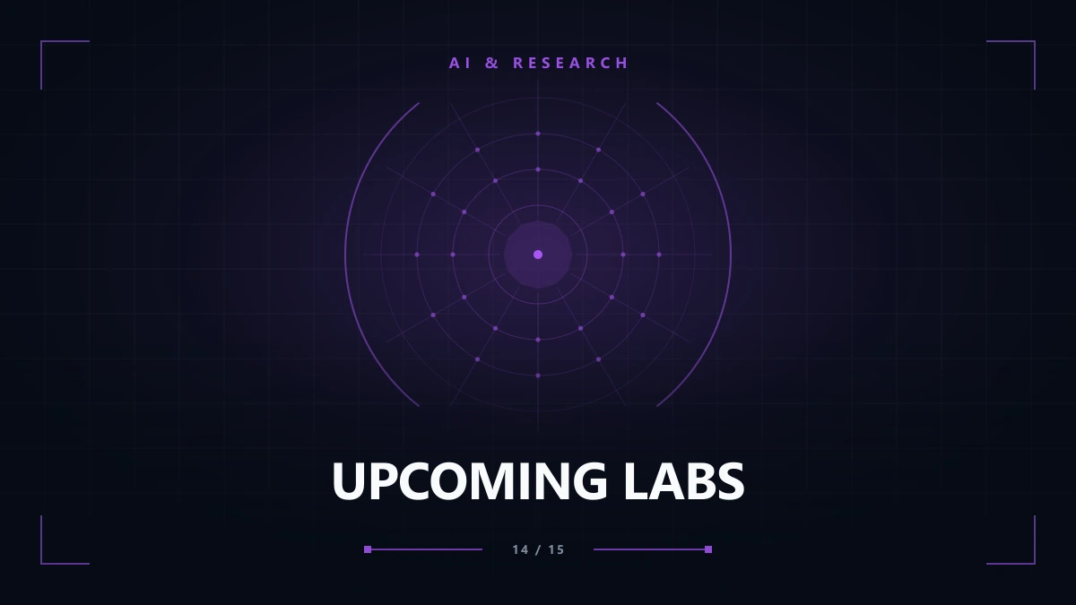Upcoming Labs